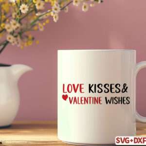 love kisses& valentine wishes