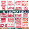 VALENTINES SVG BUNDLE , 20 SVG BUNDLE, RETRO VALENTINE'S