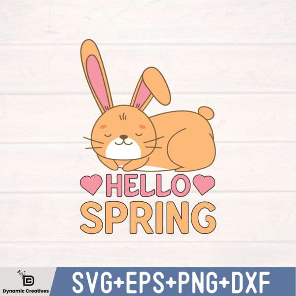HELLO SPRING SVG DESIGN