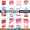 50+ Valentines SVG Bundle, Retro Valentine Valentine's Day,Sublimate Design Bundle Designs,