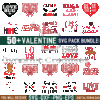50+ Valentines SVG Bundle, Retro Valentine Valentine's Day,Sublimate Design Bundle Designs,