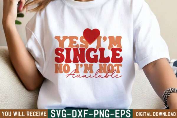 YES I AM SINGLE NO I AM NOT AVAILABLE