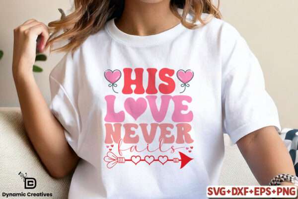 his love never fails